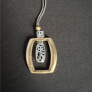 Brighton Gold Tone and Silver Tone Geometric Necklace